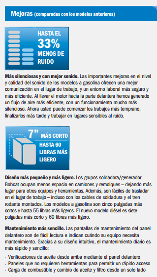 Motosoldadora Bobcat 250 (Nafta Motor Kohler)