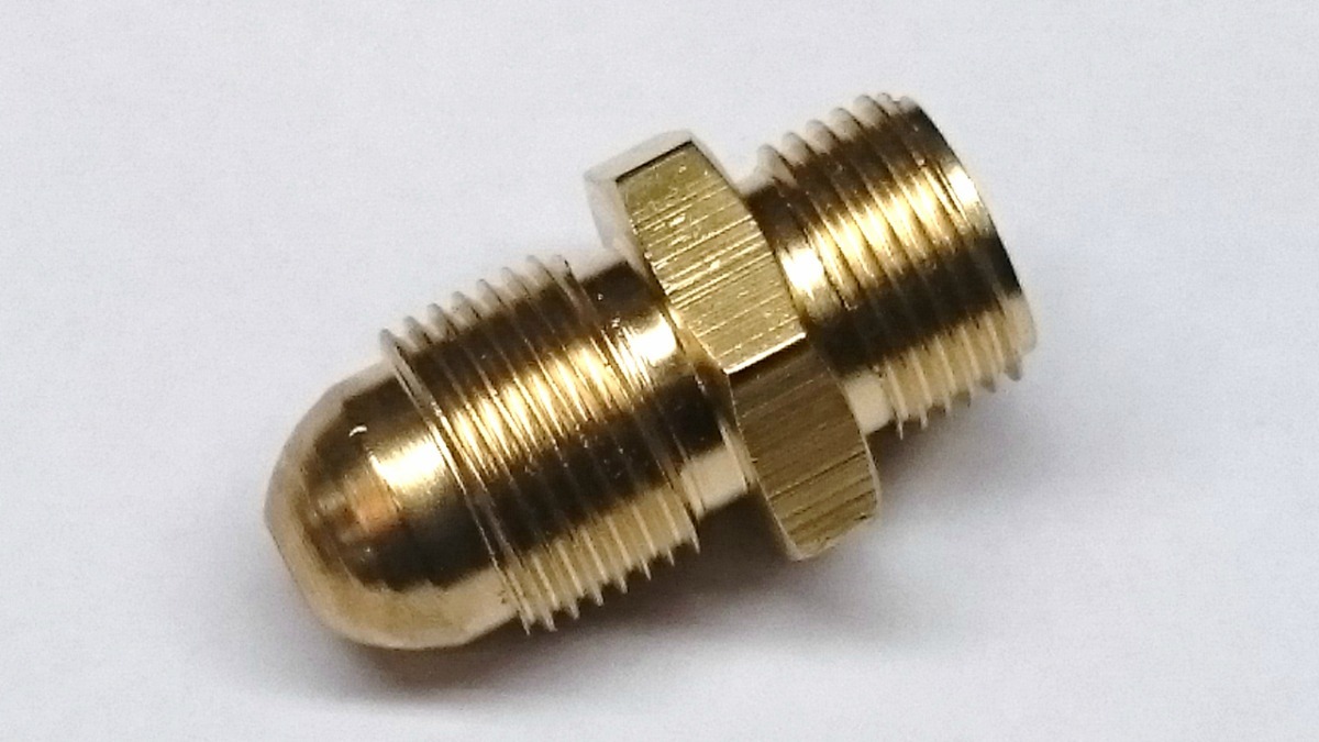 Niple Adaptador Conexión Argon/Nitrogeno MM