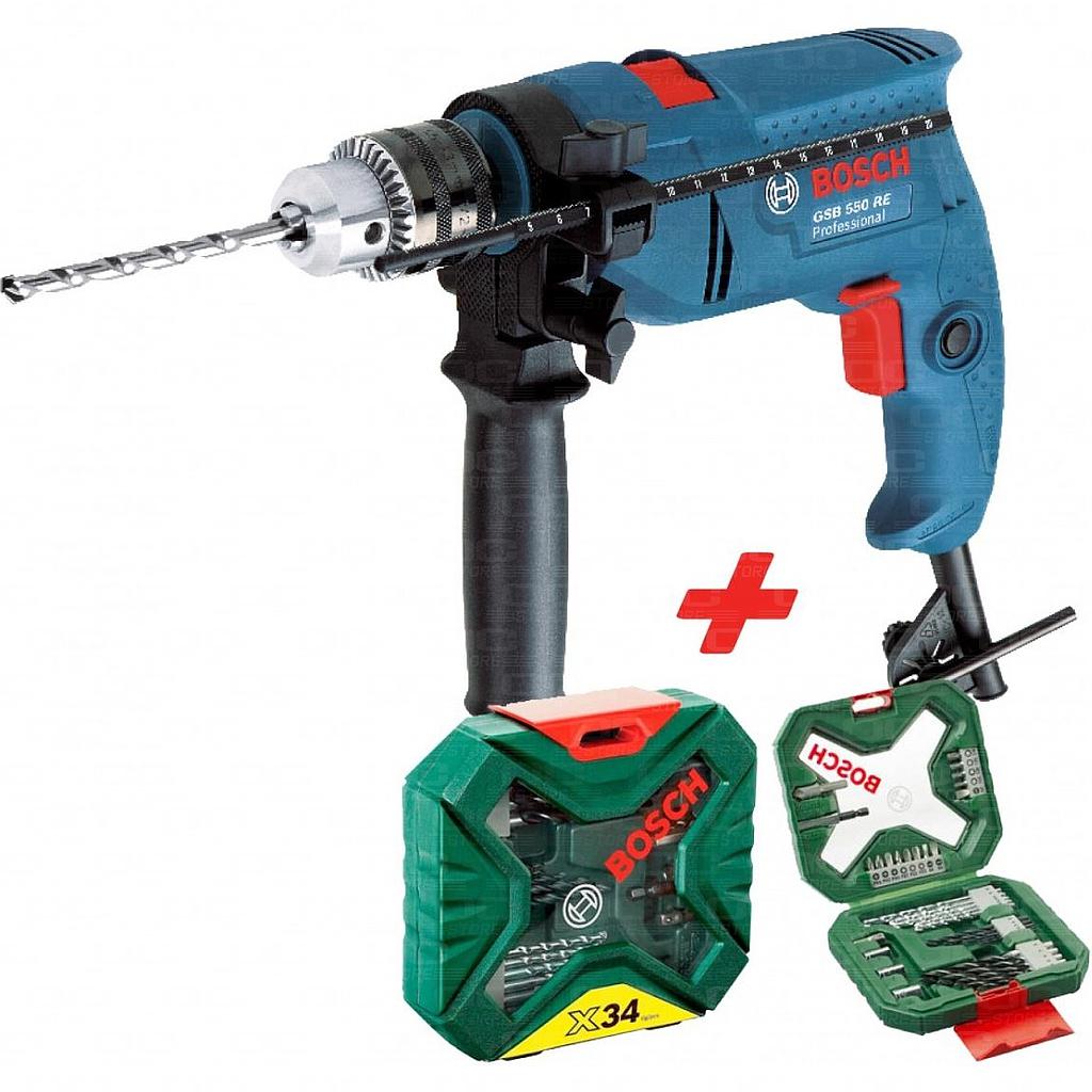 GSB 550 RE Taladro IM 13 550  + 34AC 0601.1A0.2H3 BOSCH H.