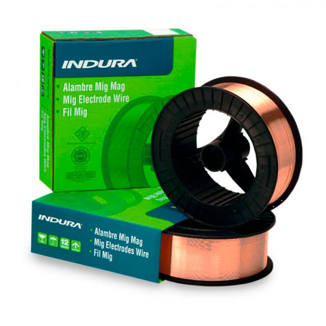 Rollo de Alambre 70S-6 x 5 Kg. Indura 0.8 mm