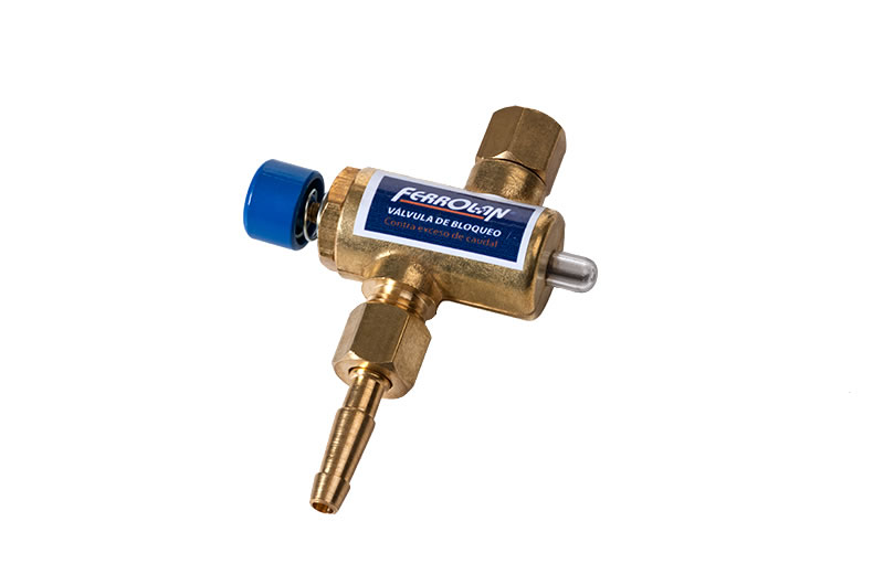 Valvula para Corte de Flujo Combustible 3/8 Izquierda